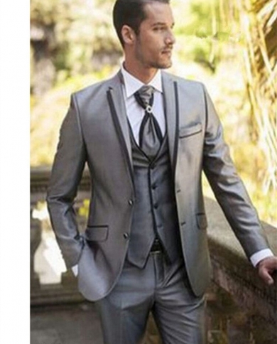 New Classic Mens Suit Smolking Noivo Terno Slim Fit Easculino