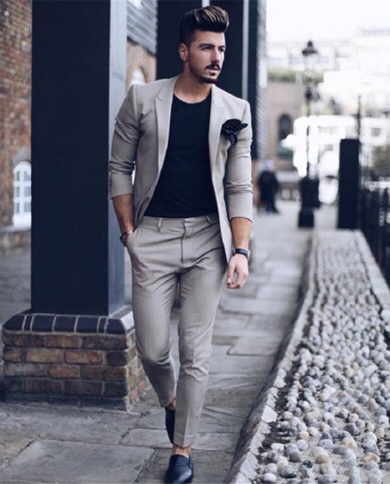 Mens smart casual cheap wedding outfit