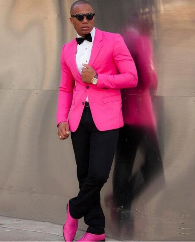 Hot pink best sale suit jacket mens
