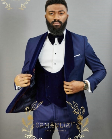 Navy blue groomsmen vest hot sale