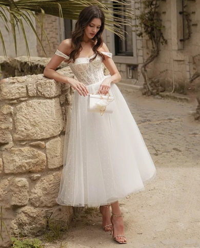 asymmetrical plus size dress Glitter Tulle Tiered Full A-Line Wedding Dress