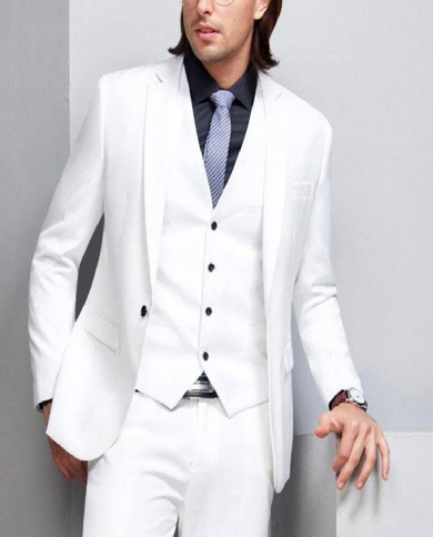 White tux store with burgundy vest