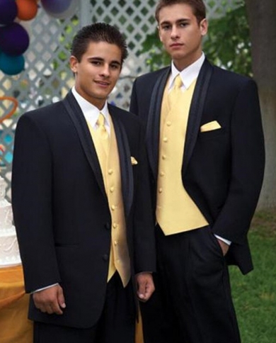 Yellow suit discount vest mens