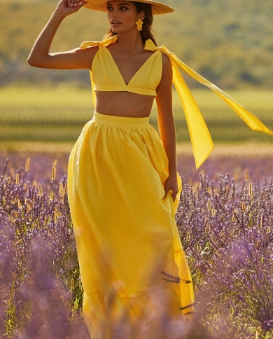 Two piece summer dress top