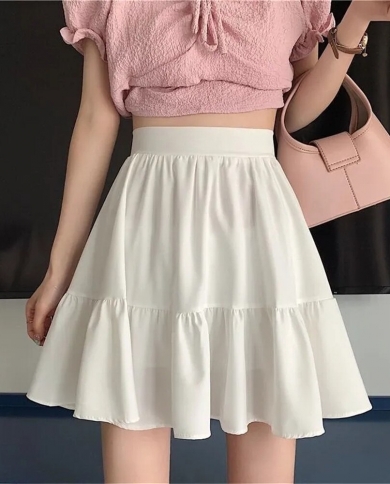 Short white outlet flowy skirts