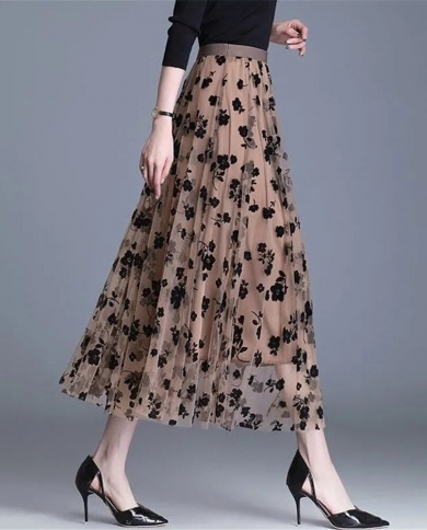Summer gauze skirts cheap