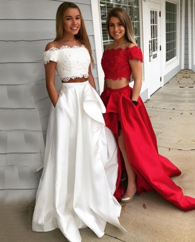 2 piece graduation dress cheap