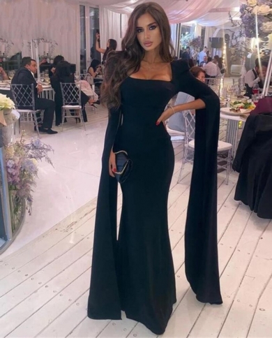 2023 Modern Black Mermaid Prom Dresses Long For Black Girls Bridal