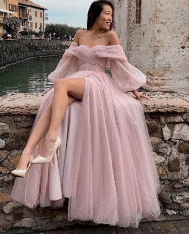 Puff sleeve sale formal dress