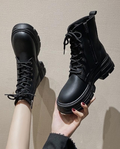 Square up patent faux leather boot online