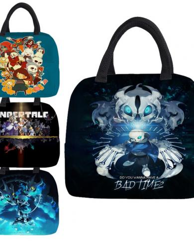 Undertale Sans And Papyrus Insulated Lunch Bag Thermal Cooler