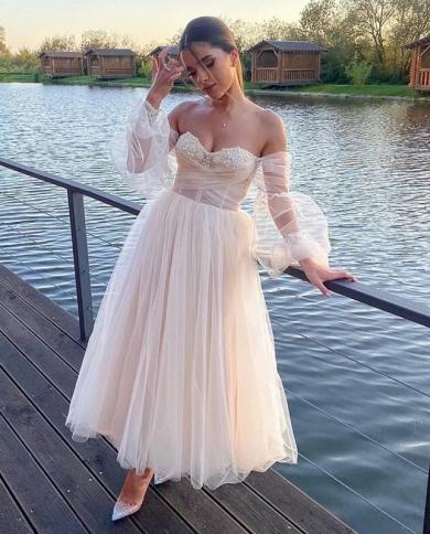green emerald velvet dress Velvi Tea-Length White Graduation Dress Sisi White / XSmall