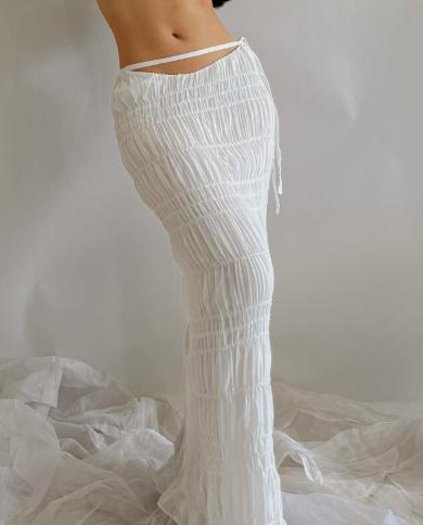 White flowy skirt 90s deals