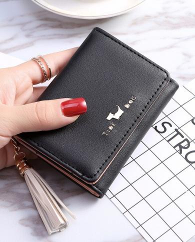 AINIMOER Small Leather Wallet for Women, Ladies Credit Card Holder RFID  Blocking Women's Mini Bifold Pocket Purse, Black - Yahoo Shopping