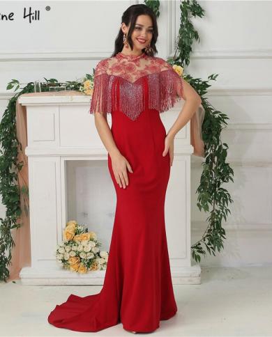 Tassel evening gown cheap