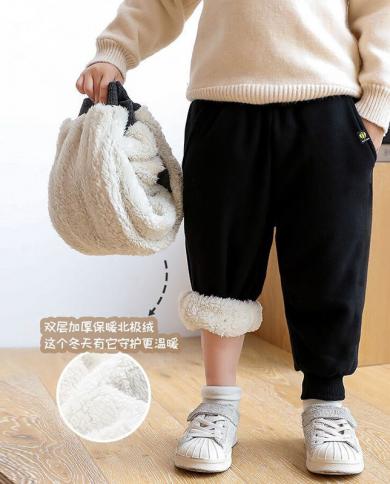 Kids Trousers Boys Winter Warm Sports Pants Baby Girl Pants