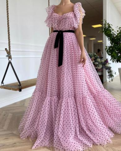 Polka dot clearance prom dress