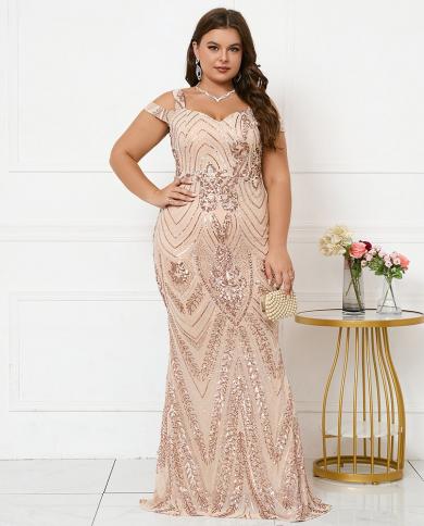 Gold maxi sales dress plus size