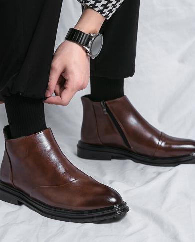 Ankle Boots Mens Boots Fashion Adulto