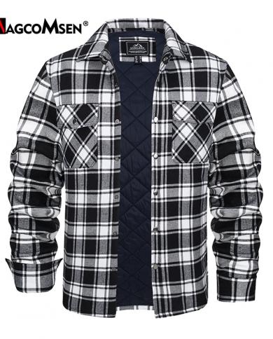Men's quilted flannel jacket clearance