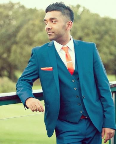 Latest Design Male Suit Costume Tuxedos Bride Groomsmen Wedding