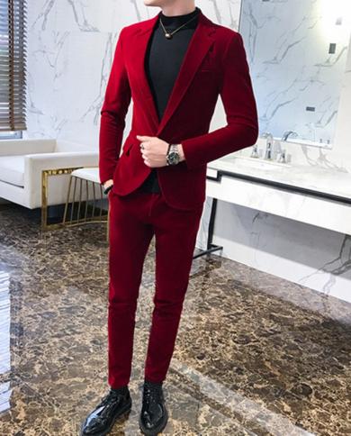 Red suit black turtleneck store