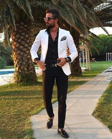 White blazer for wedding sales