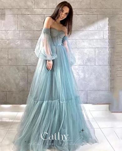 strapless open back dress Spaghetti Straps Fairy Pretty A-line Long Prom Dresses, prom dress for –  SposaBridal main image 1