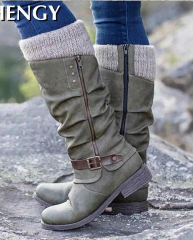 Low heel mid calf boots deals