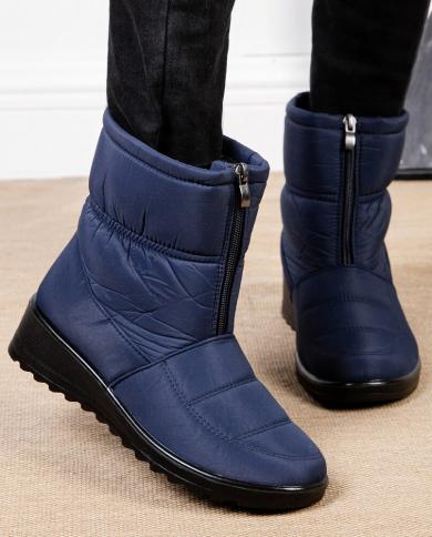 Wedge snow clearance boots waterproof
