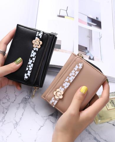 Girl's Faux Leather Wallet Fashion Embroidered Love Coin - Temu