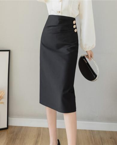Elegant high on sale waisted pencil skirt