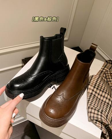 Cowhide chelsea cheap boots