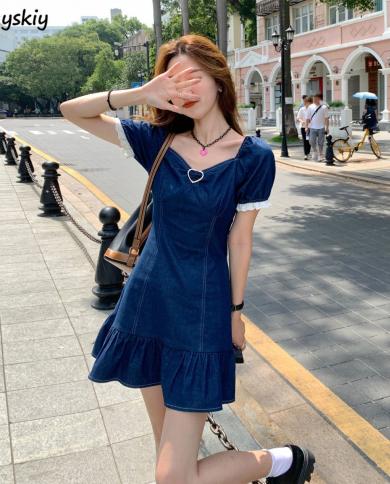 New denim dresses top
