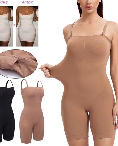 Women Butt Lifter Shapewear Firm Tummy Control Full Body Shaper Bodysuits  Thong