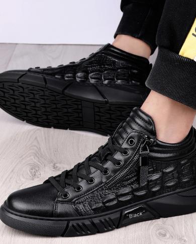 Shoes with discount zips men's