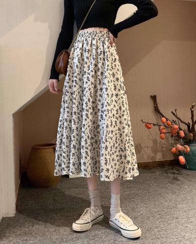 Mid length clearance floral skirts