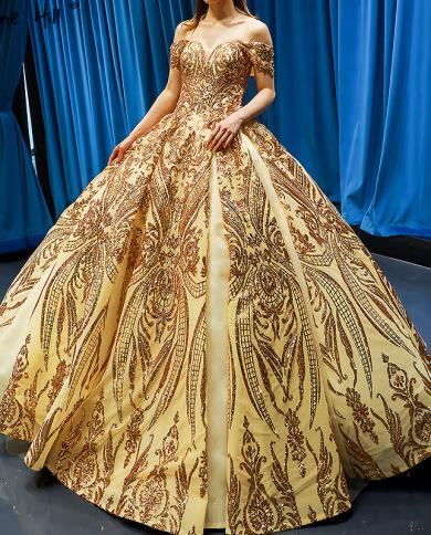 princess gold wedding dresses Gold Lace Flower Girls Pageant Dresses for Wedding Long Puffy Prom Tulle Pageant Ball Gown princess Girls dress, Gold / 4