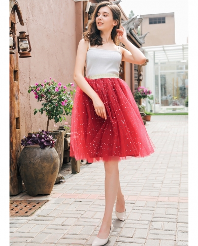 Heavy Industry Embroidered Tutu Skirt New Product Mesh Skirt Skirt