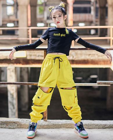 Yellow sales dance top