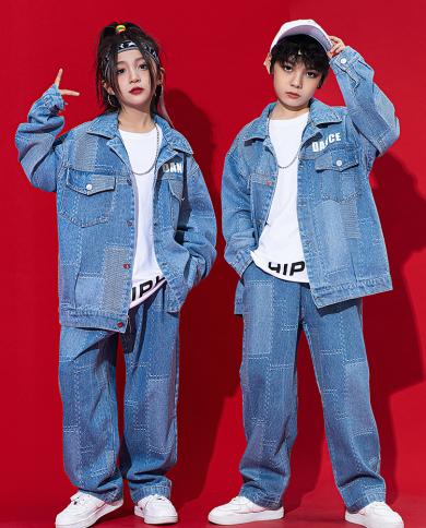 Kpop denim outfit on sale