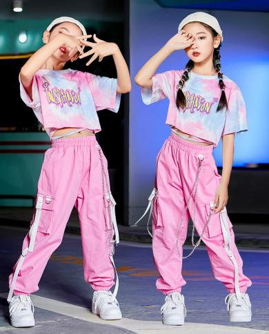 Street Dance Clothing Girl Summer Hip Hop Dance Clothes Girls