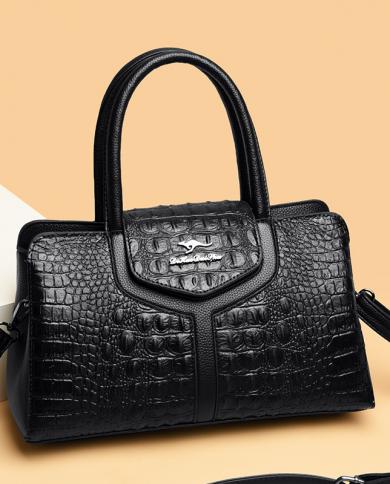 Luxury Handbags Women Bags Designer Crocodile Leather Hobos