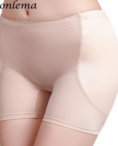 Women Hip Enhancer Pads Fake Ass Butt Lifter Body Shaper Waist Trainer  Shapewear Underwear Plus Size Modeling Panties size XL Color Black