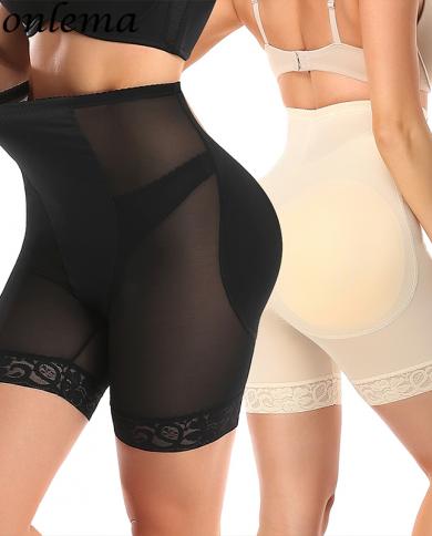 Butt Lifter Shaper Women Fake Ass Shaping Panties High Waist Control Panties  Seamless Body Shaper Panty Booty Pad Underw size XL Color WE2734-Black