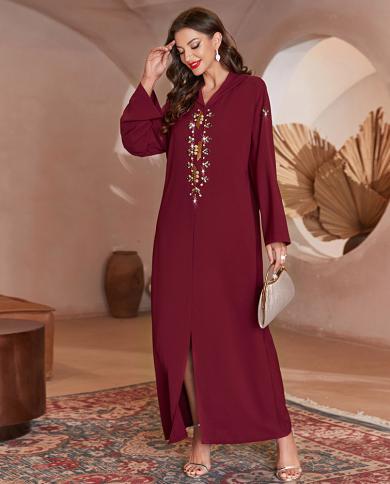 Ramadan African Dresses For Women Abaya Dubai Evening Muslim