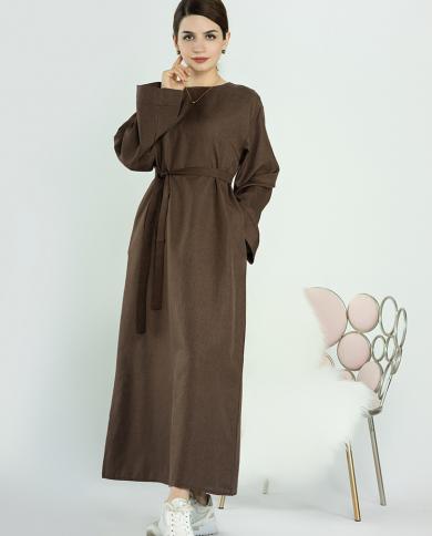 Cotton linen abayas top
