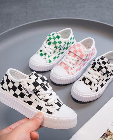 Kids top checkered shoes