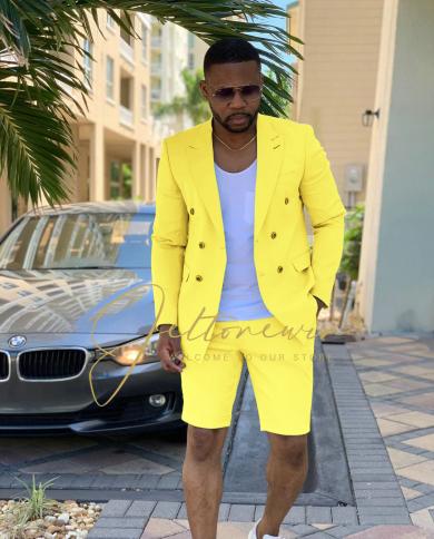 Yellow short blazer new arrivals