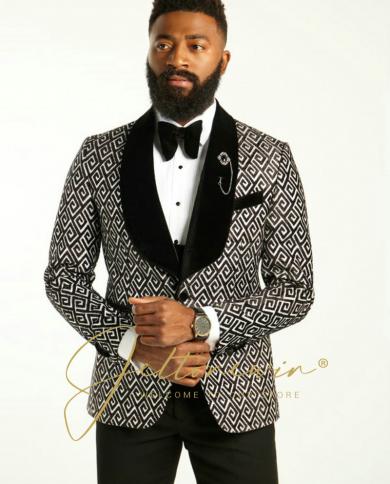 Casual Fashion Slim Fit Party Mens Blazer Suite Jacket Elegant